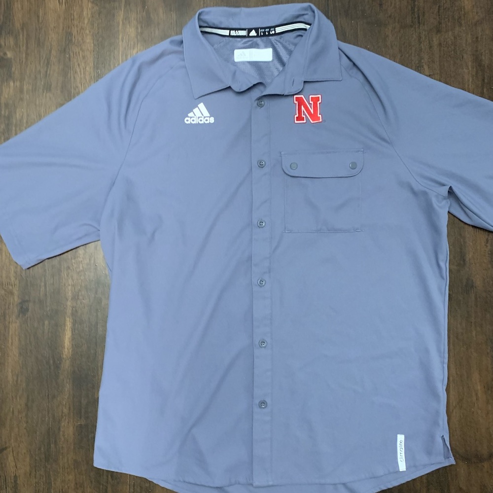 Nebraska Cornhuskers Adidas Climalite Polo Shirt